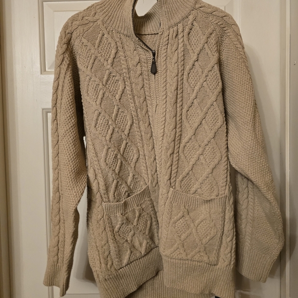 Cozy Cable Knit Cardigan - Cream - Picture 1 of 4